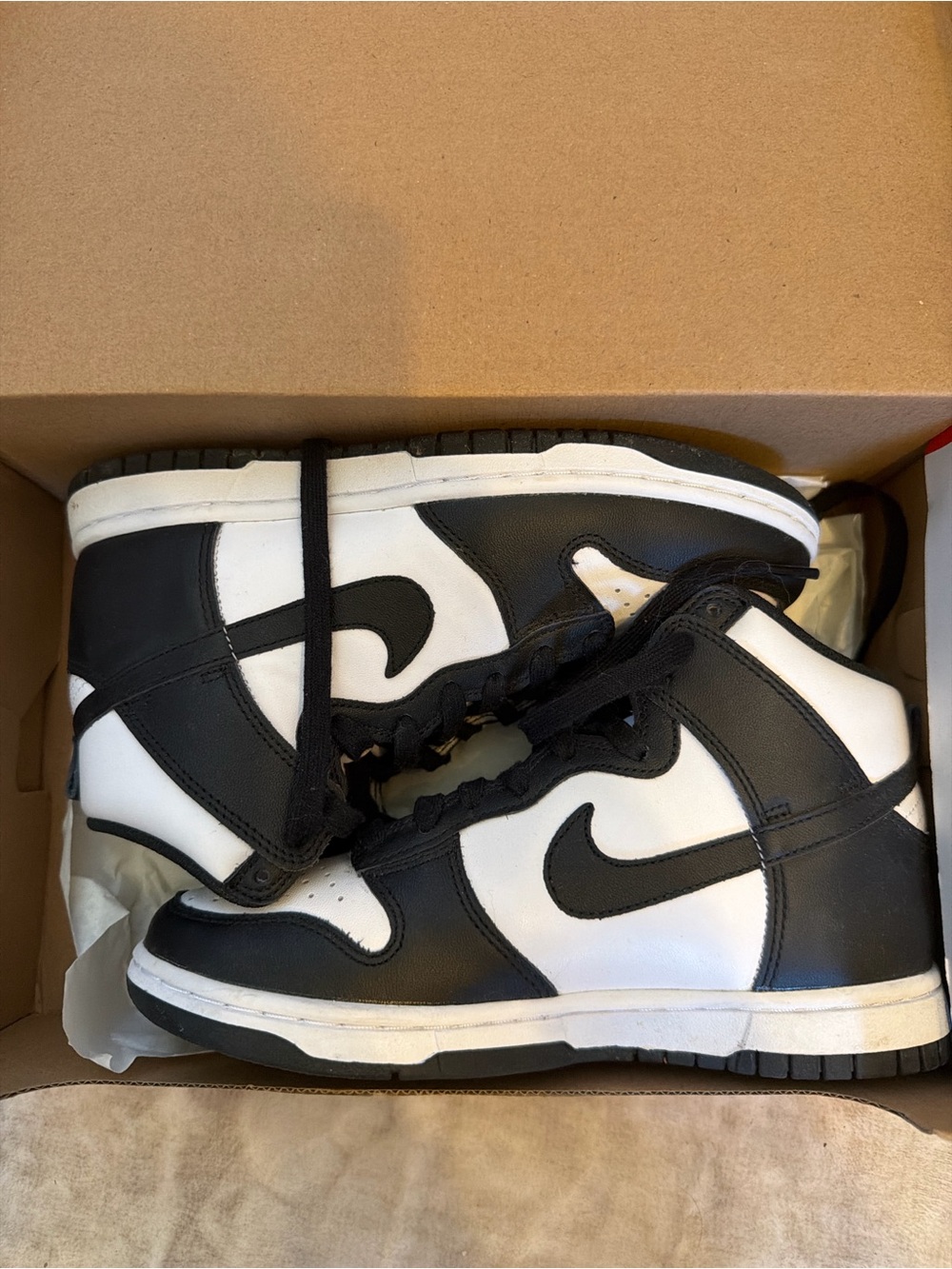 Nike Kids Black & White High-Top Sneakers - Youth